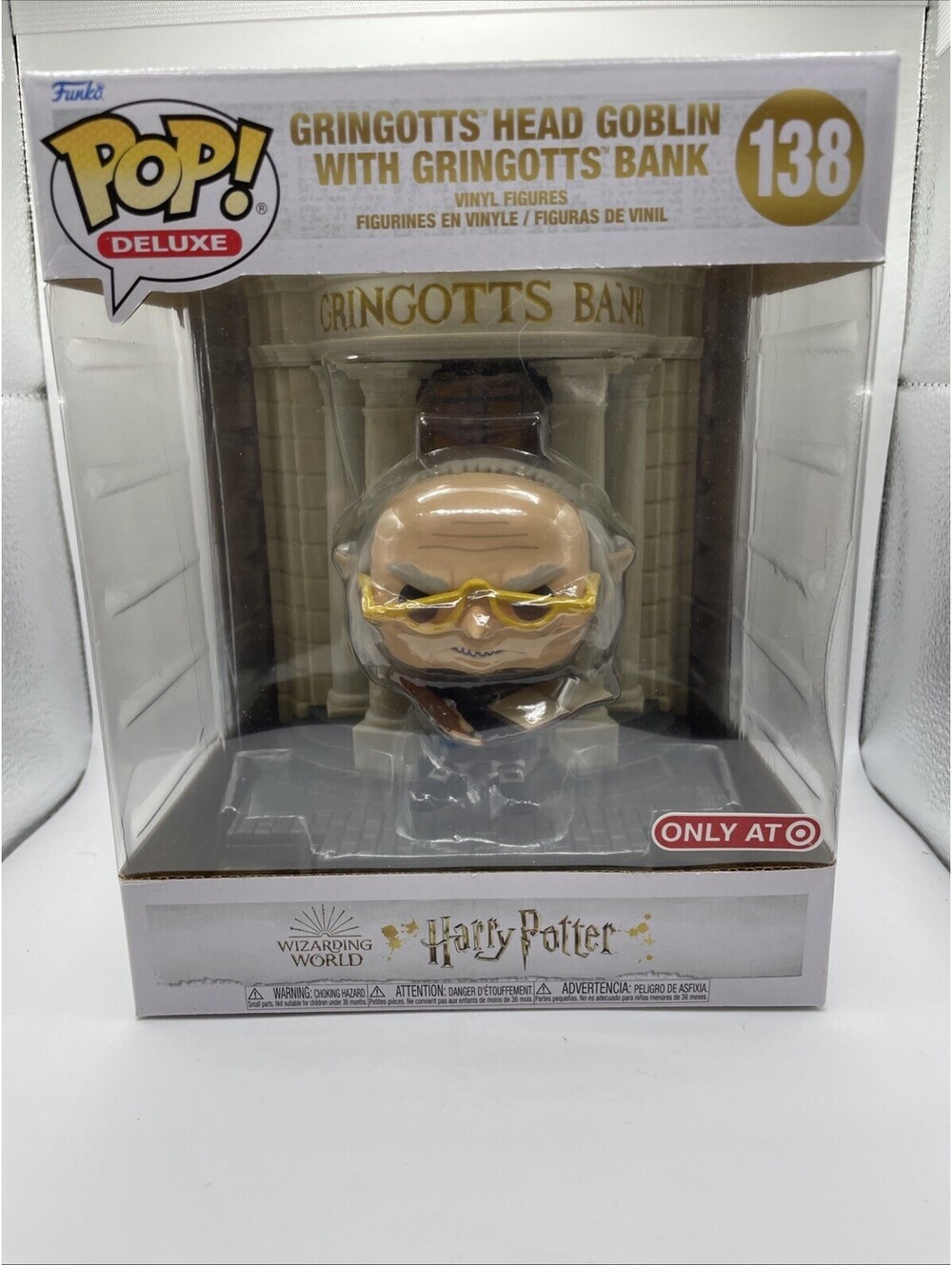 Funko POP! Deluxe # 138: Harry Potter Diagon Alley Gringott's Bank with Goblin